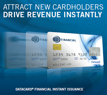 Banner for Datacard financial instant issuance